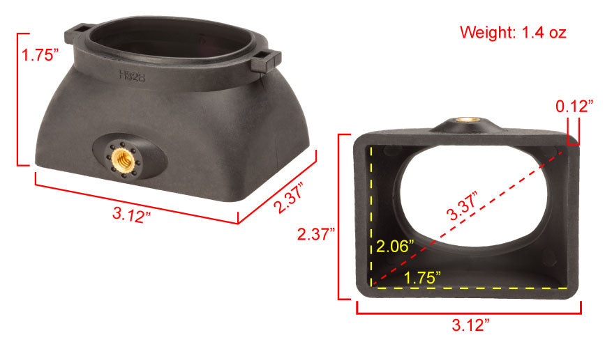 Hoodman HoodLoupe H32B základna 3,2" bez optiky