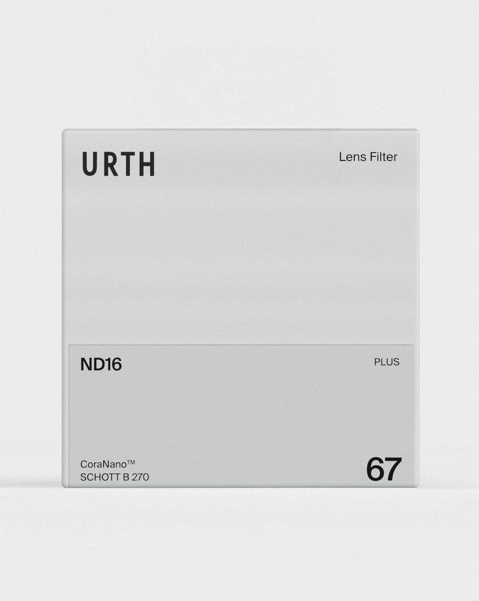 Urth Plus kruhový filtr ND16 šedý 4 EV