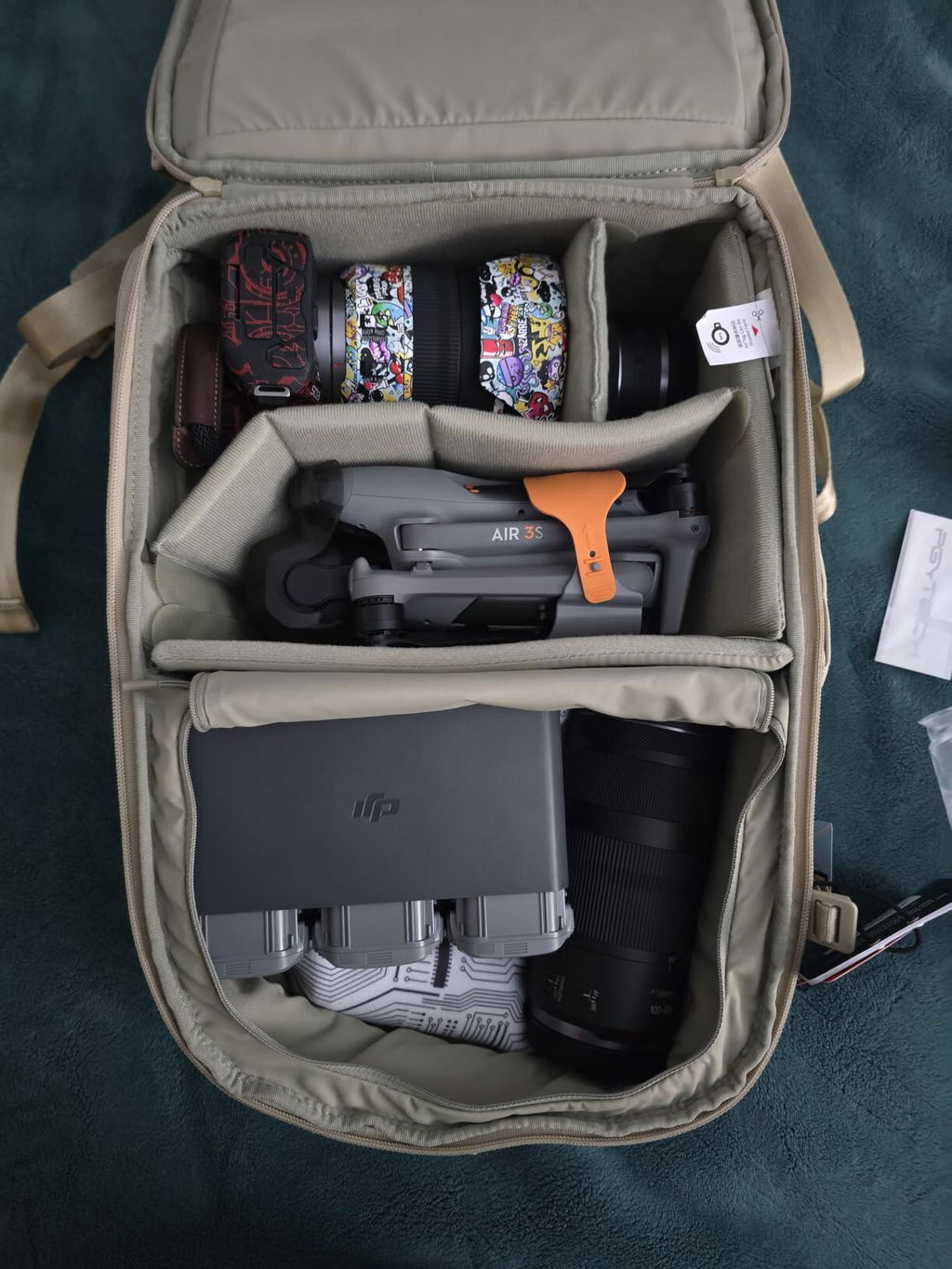 PGYTECH OneGo Lite fotobatoh 16L Cream