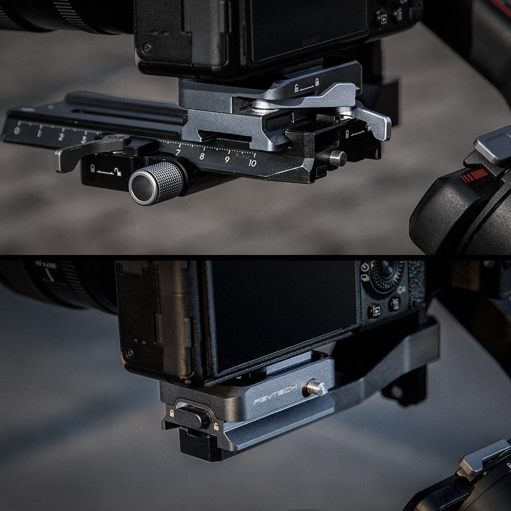 PGYTECH Ronin svorka stabilizátor rychloupínací hliník