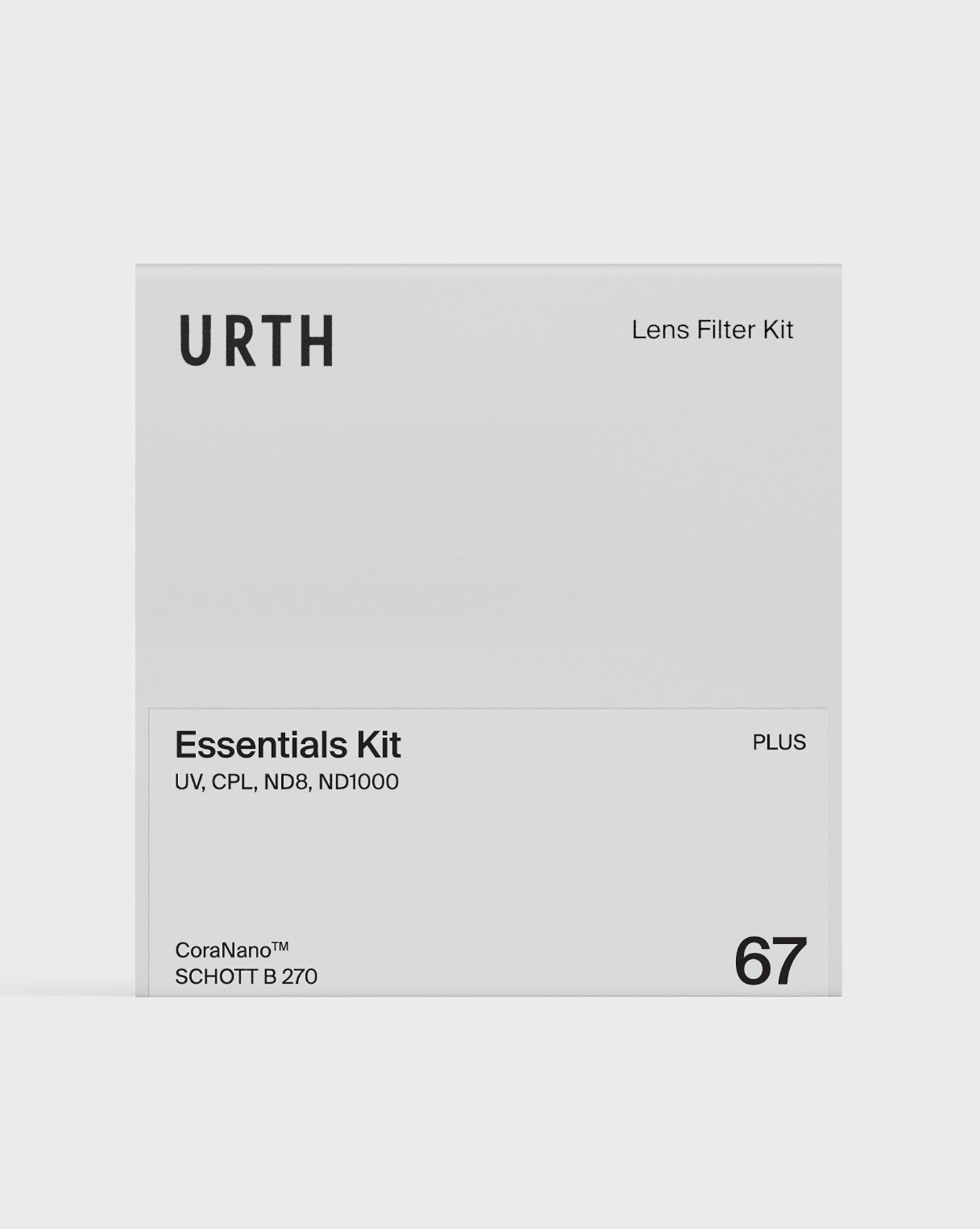 Urth Plus Essentials sada ND filtrů UV CPL ND8 ND1000