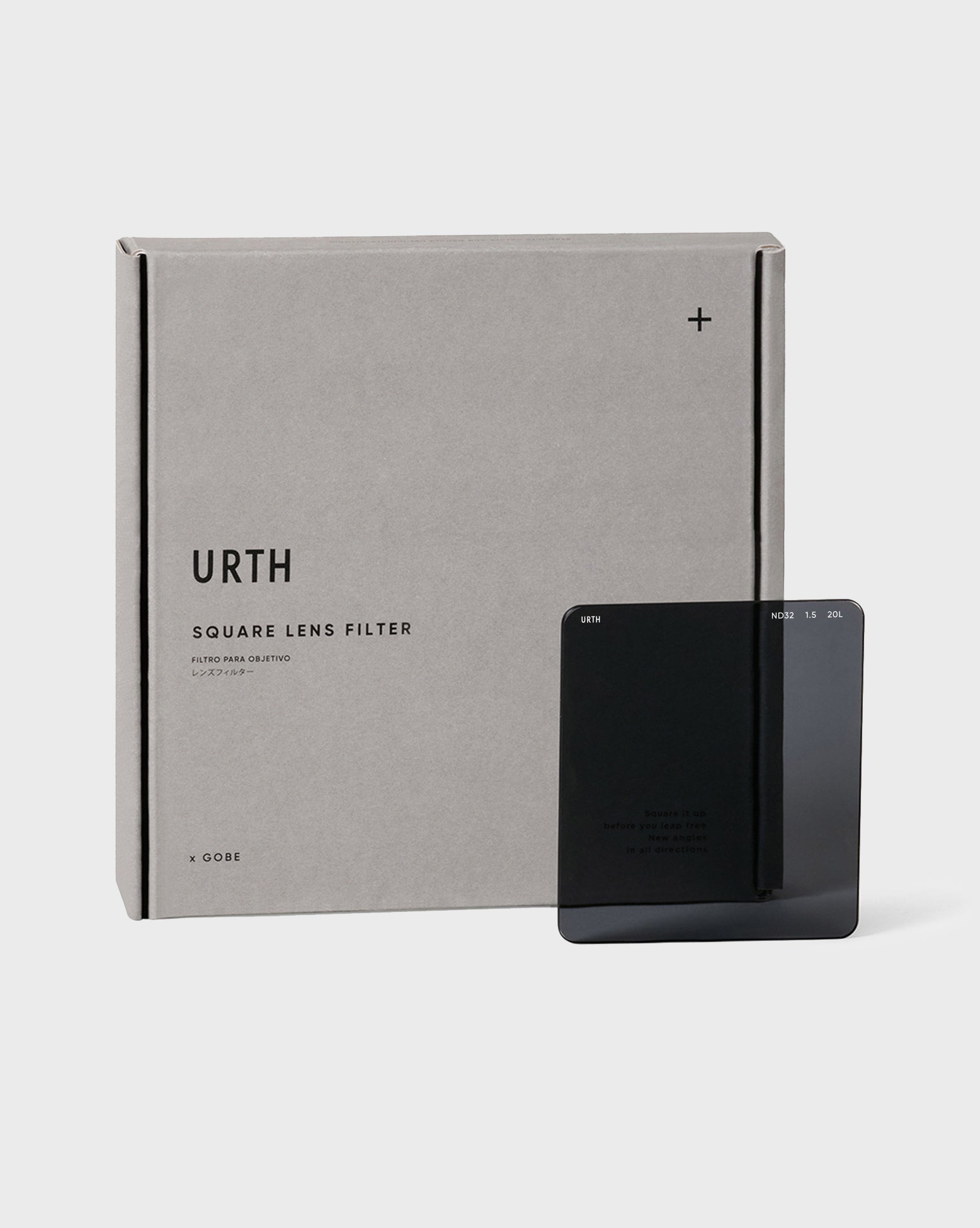 Urth Plus+ ND32 75mm čtvercový filtr šedý
