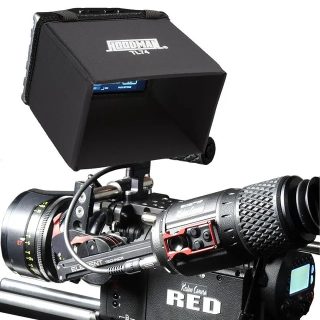 Hoodman TL74 sluneční clona na monitor 7" TVLogic