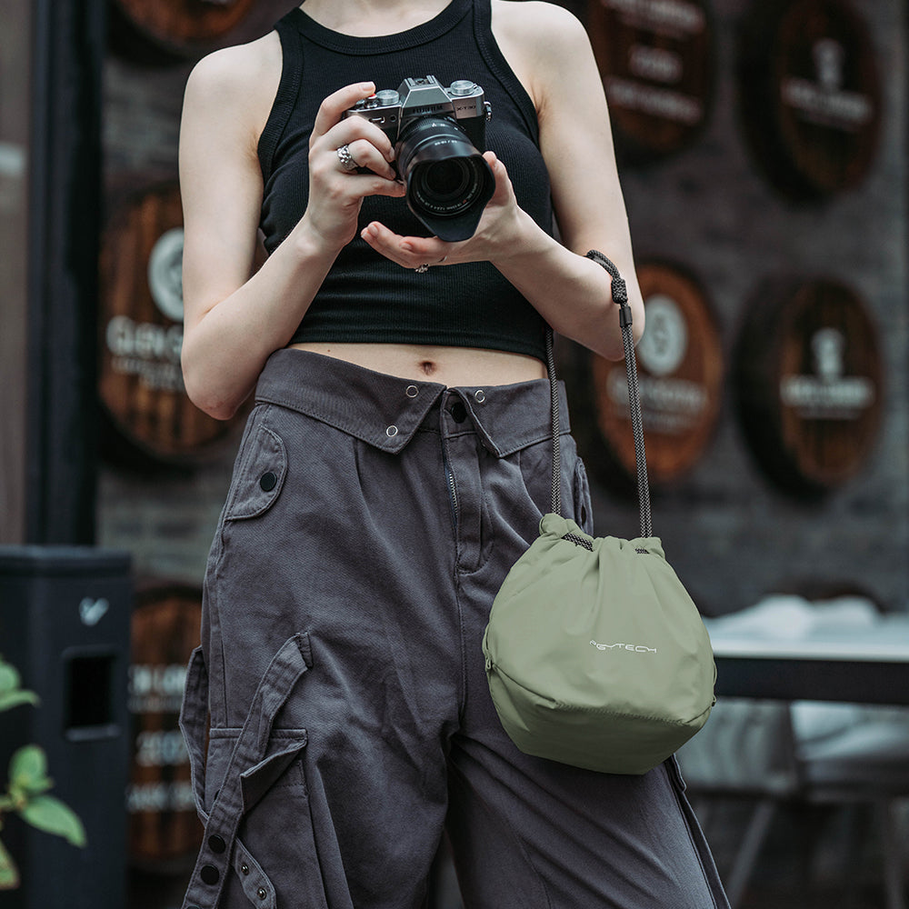 PGYTECH OneGo Drawstring Bag vak Midnight ochrana techniky