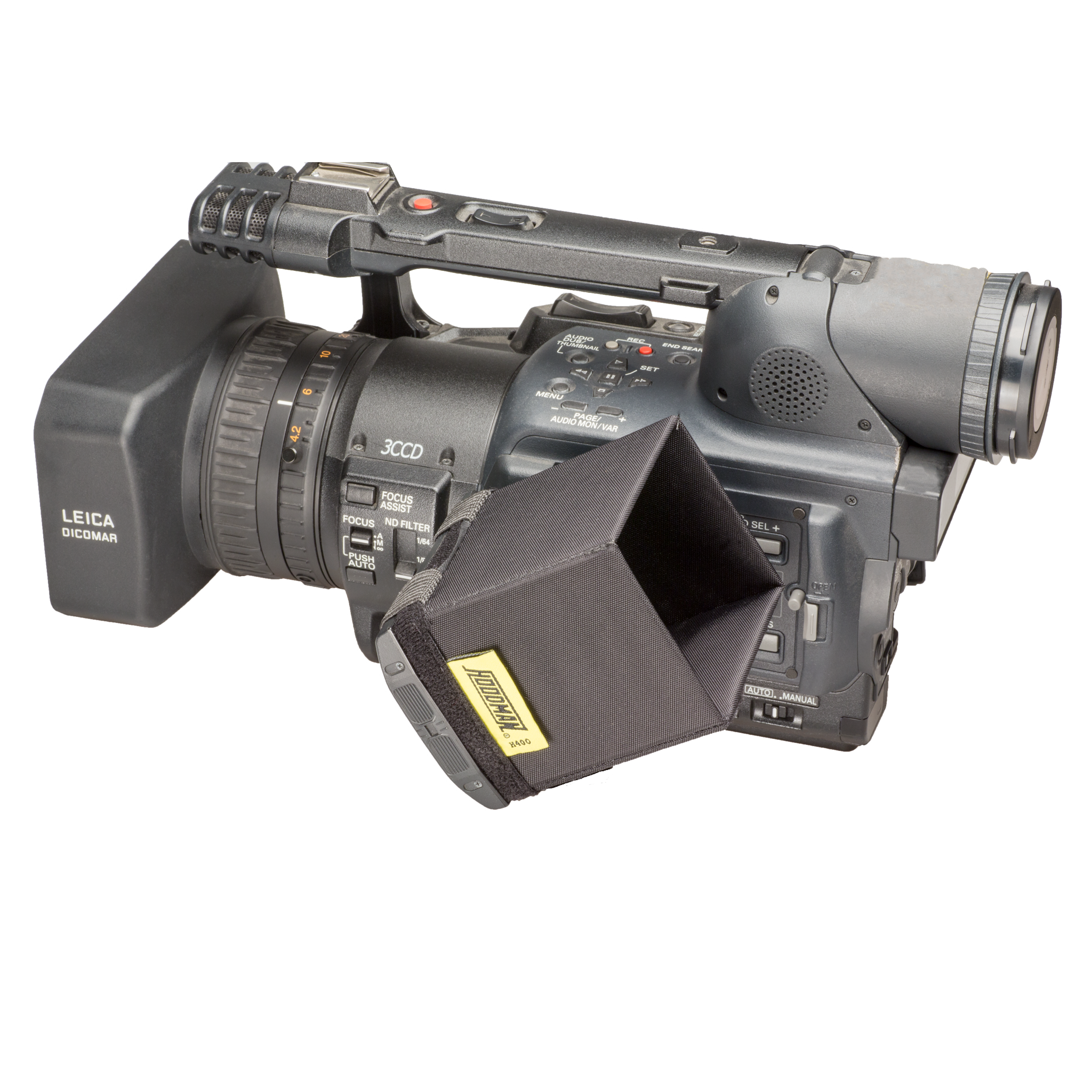 Hoodman HD350 sluneční clona na displej kamery 3,5"