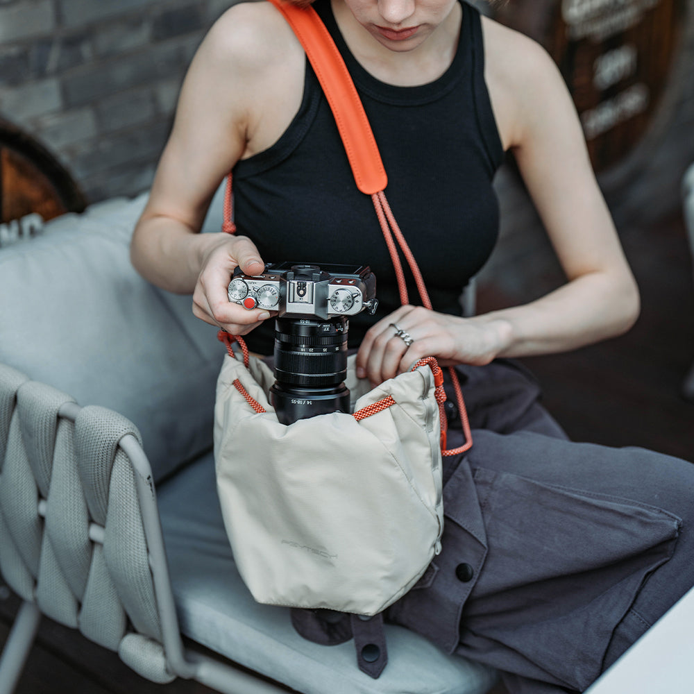 PGYTECH OneGo Drawstring Bag vak Midnight ochrana techniky