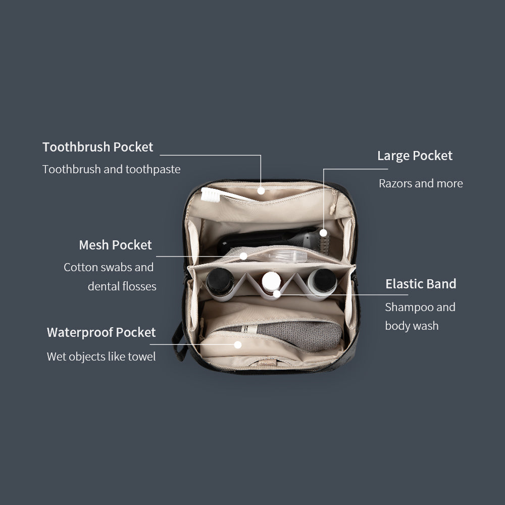 PGYTECH Travel Toiletry Bag toaletní taška Twilight Black voděodolná