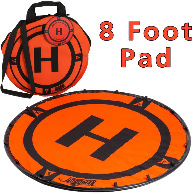 Hoodman HDLP8 přistávací plocha pro dron 8 ft oranžová