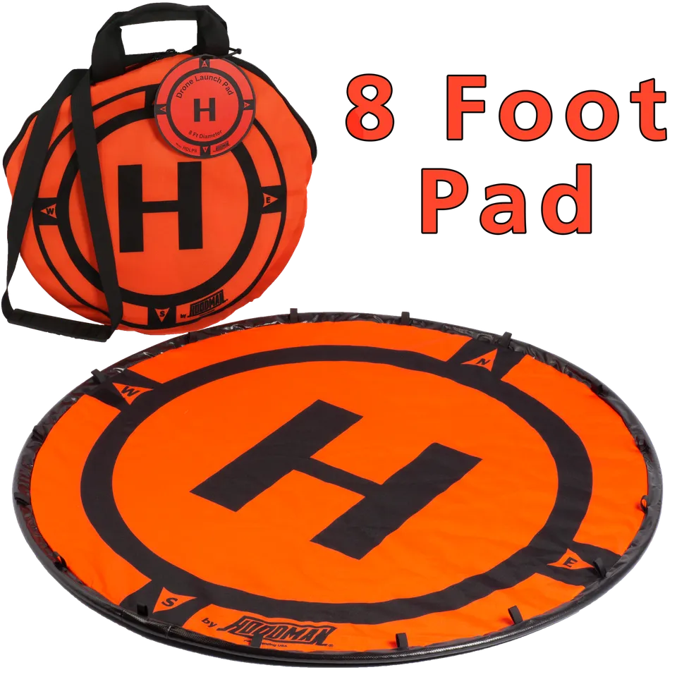 Hoodman HDLP8 přistávací plocha pro dron 8 ft oranžová
