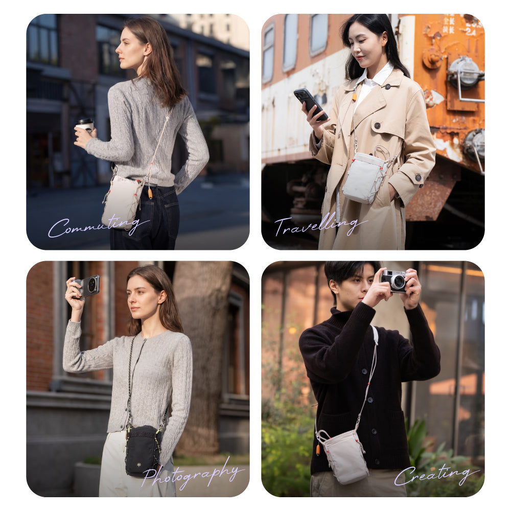 PGYTECH OneGo crossbody brašna na mobil černá