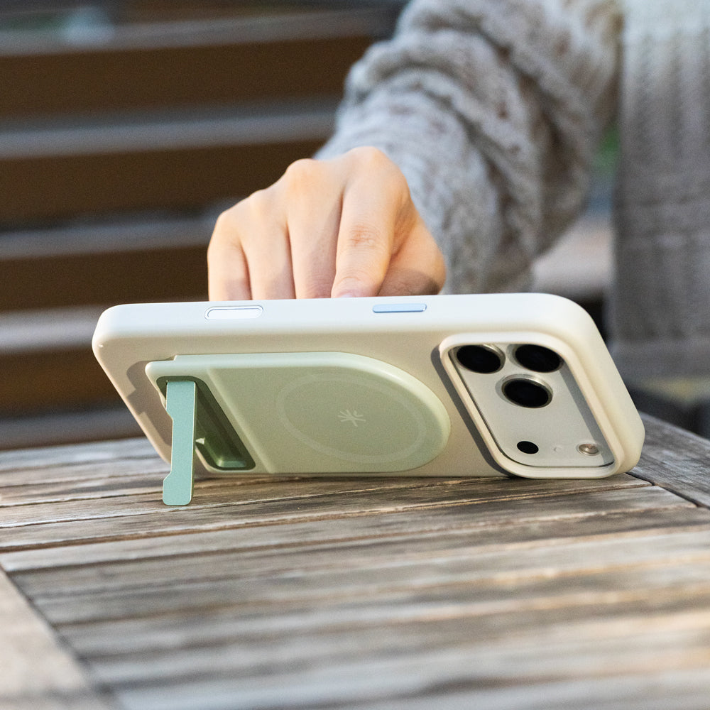 PGYTECH MagCam 2 grip na telefon Misty Gray 3000 mAh