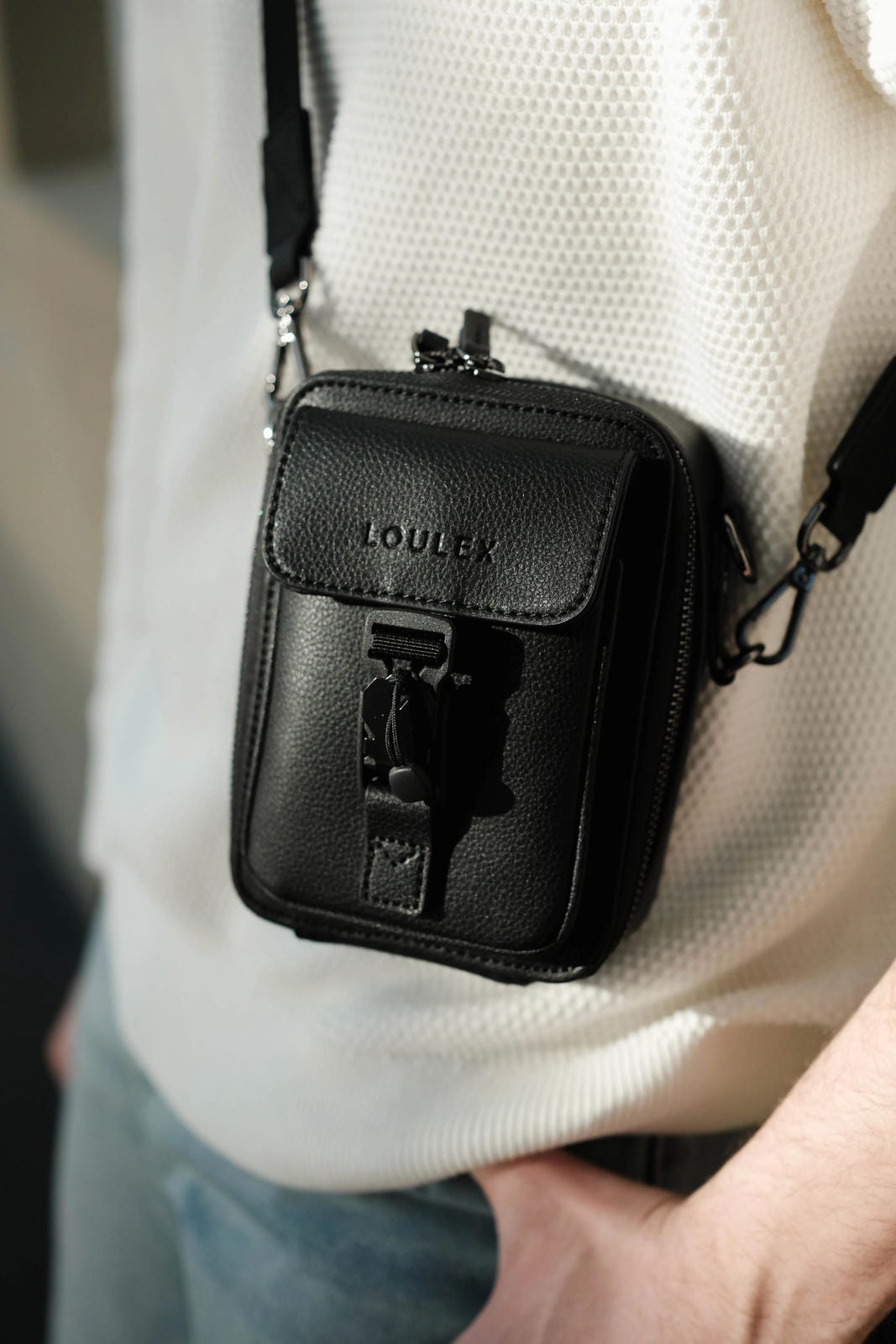 Loulex streetbag brašna na fotoaparát 1,4 l černá
