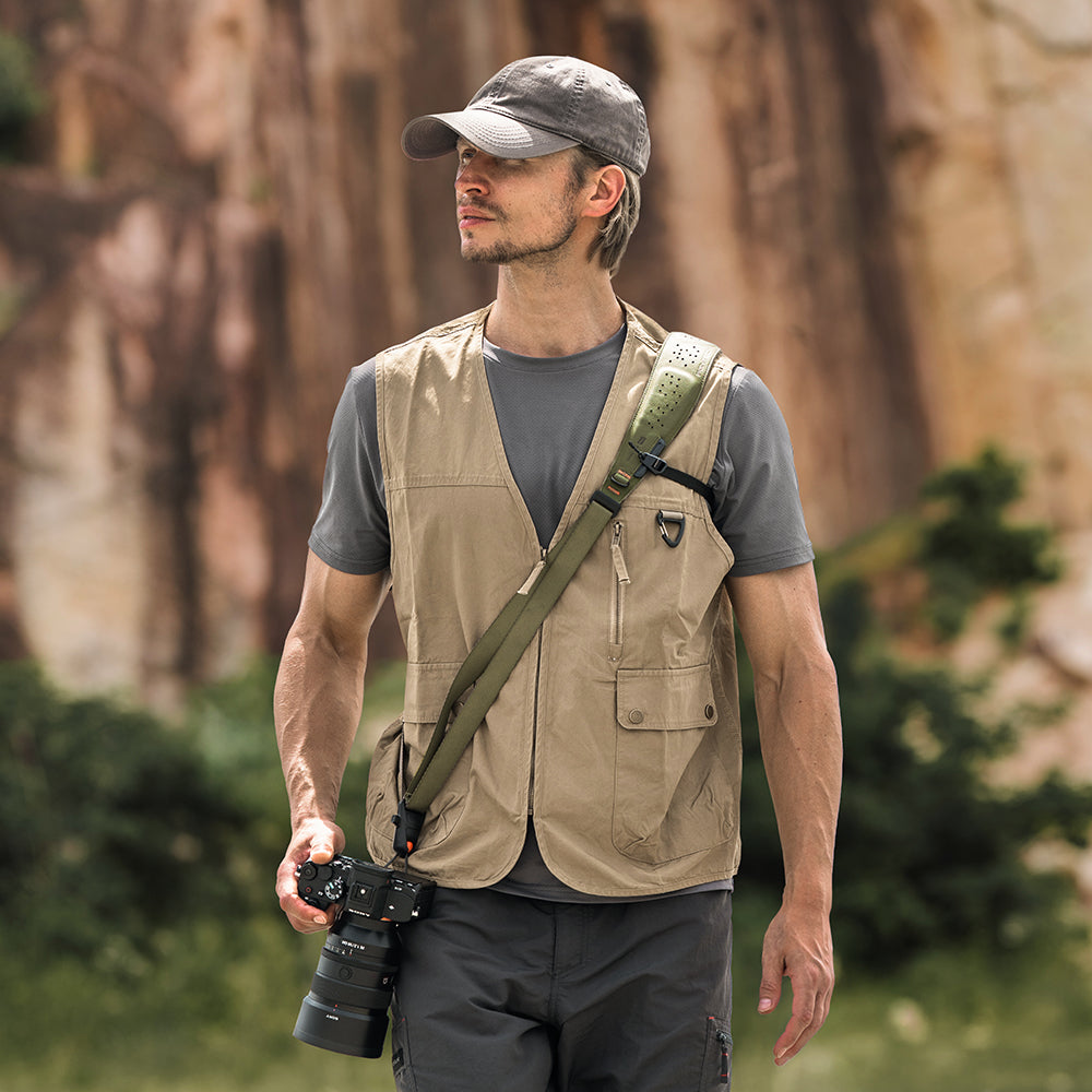 PGYTECH Camera Strap Pro popruh Midnight Black rychloupínací