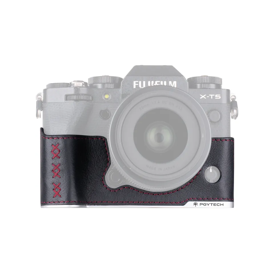 PGYTECH kožené pouzdro FUJIFILM X-T5 Midnight Black