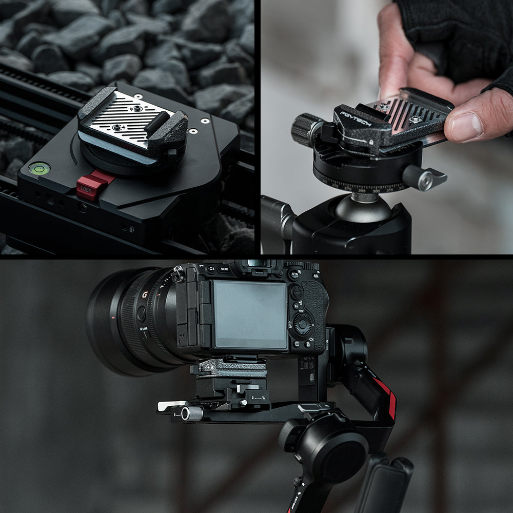 PGYTECH Arca-Type rychloupínák Clamp Plate V2 hliník