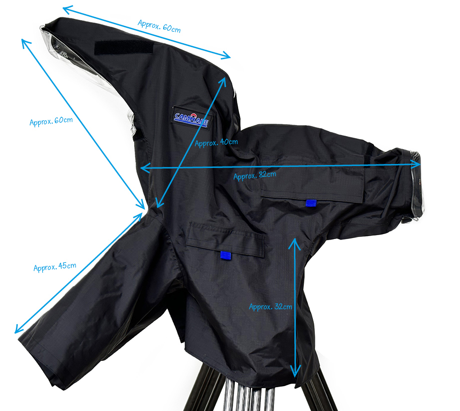 camRade rainCover OB/EFP Small pláštěnka na kameru 5/7" hledáček