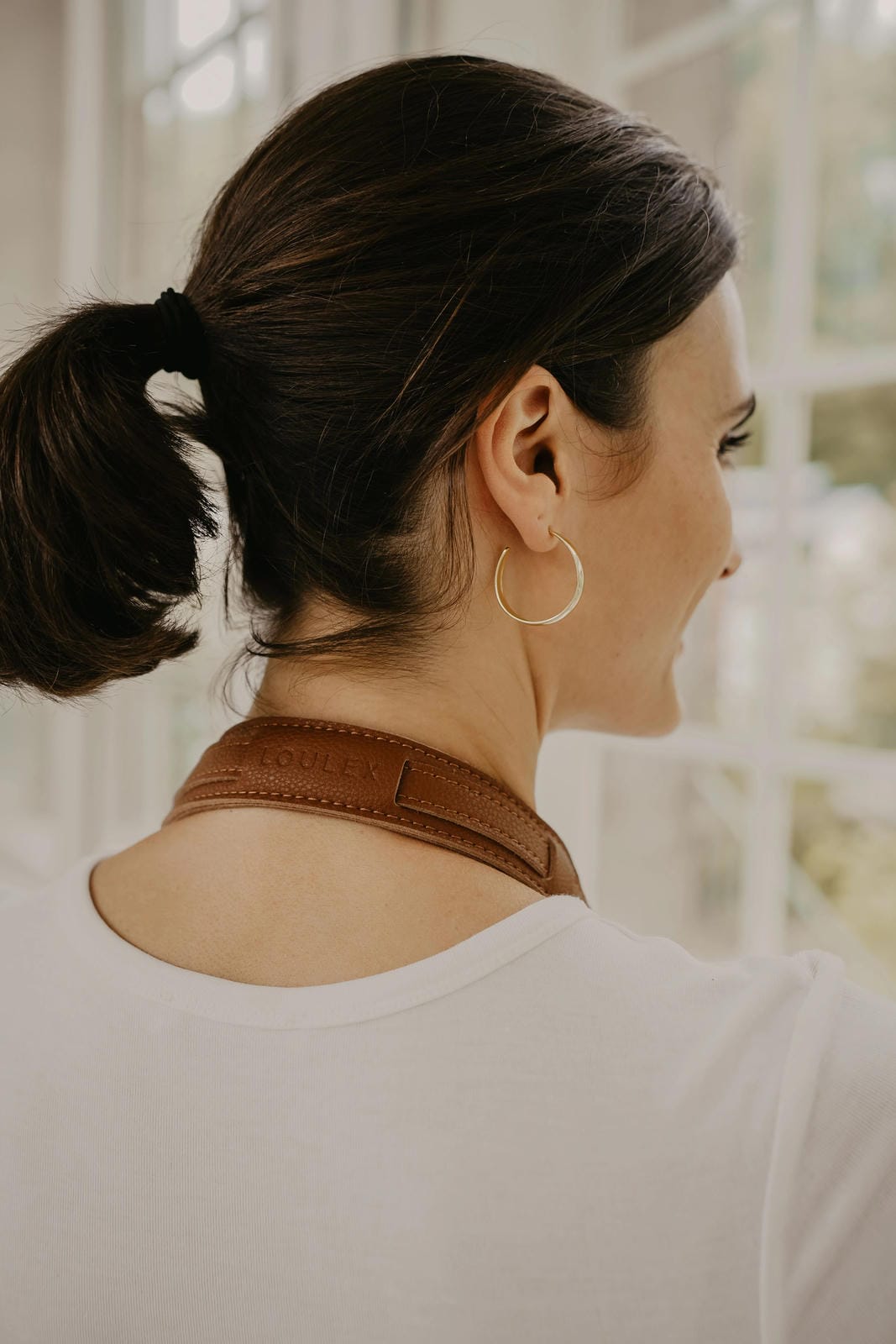 Loulex Strap řemínek na fotoaparát černý 110 cm