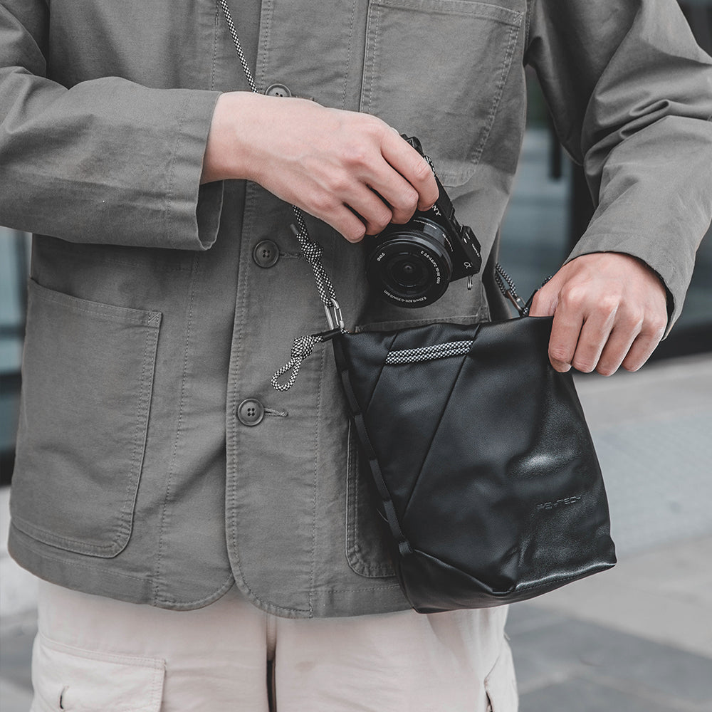 PGYTECH OneGo Drawstring Bag vak Midnight ochrana techniky