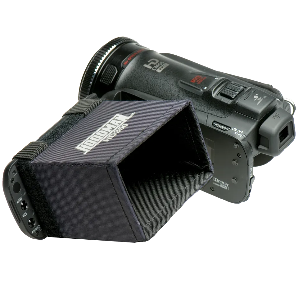 Hoodman HD350 sluneční clona na displej kamery 3,5"
