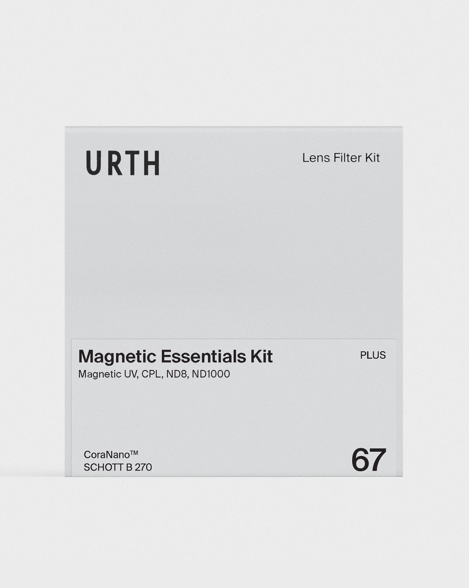 Urth Magnetic Essentials Kit Plus magnetické filtry 4 ks