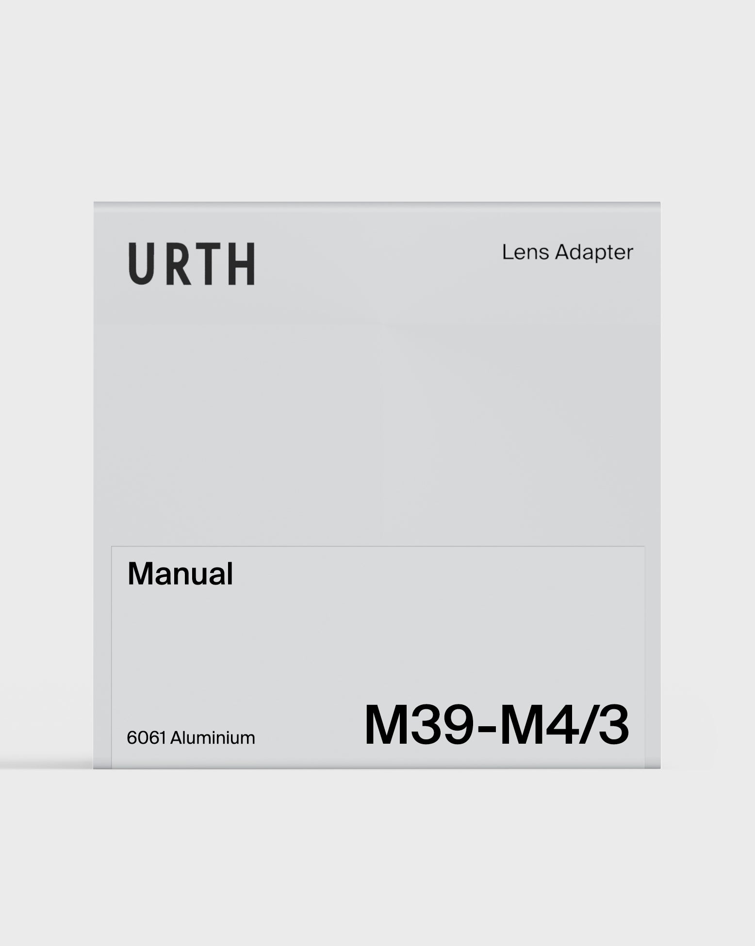 Urth M39 – Micro 4/3 adaptér na objektiv hliníkový