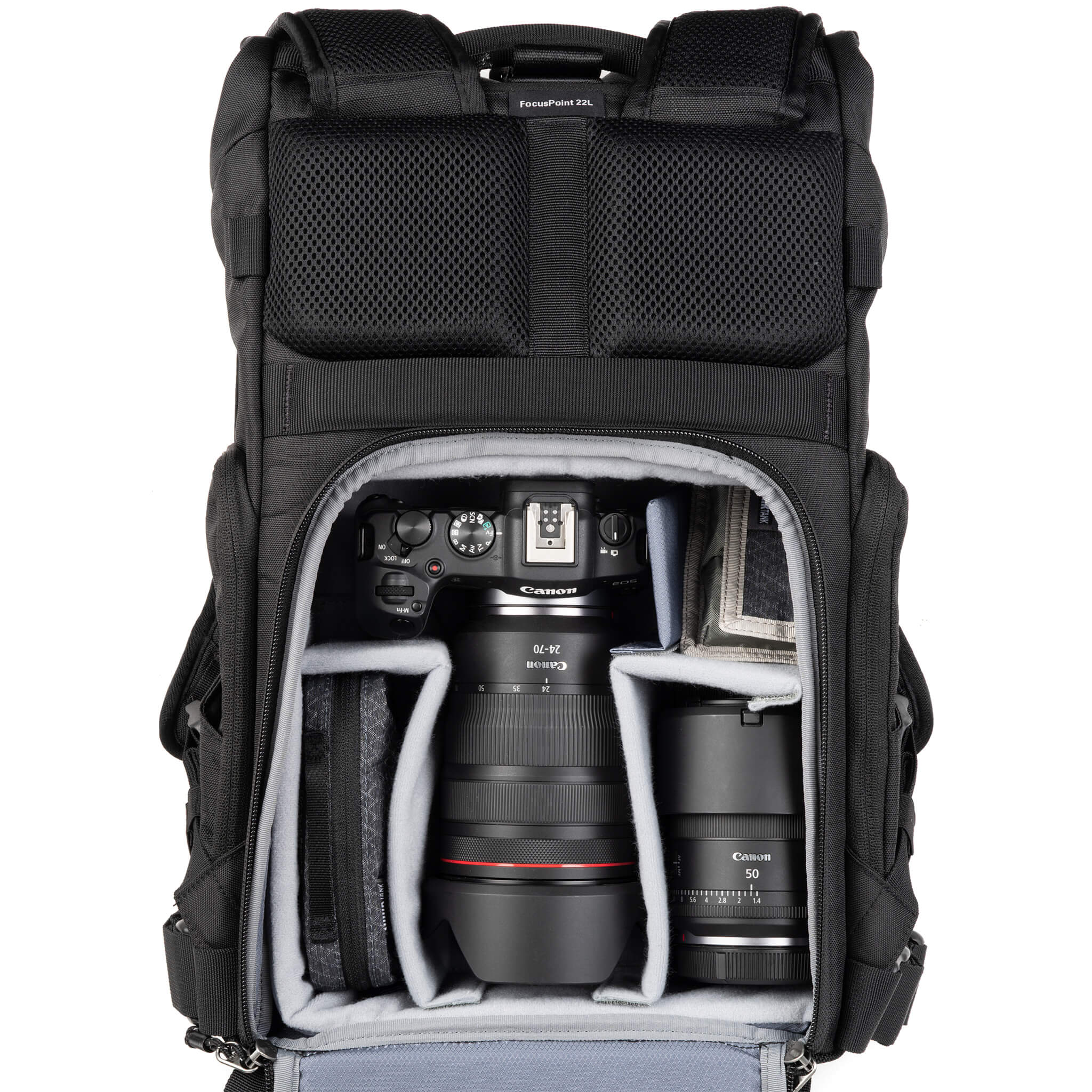 ThinkTank FocusPoint Rolltop 22L fotobatoh Asphalt Black