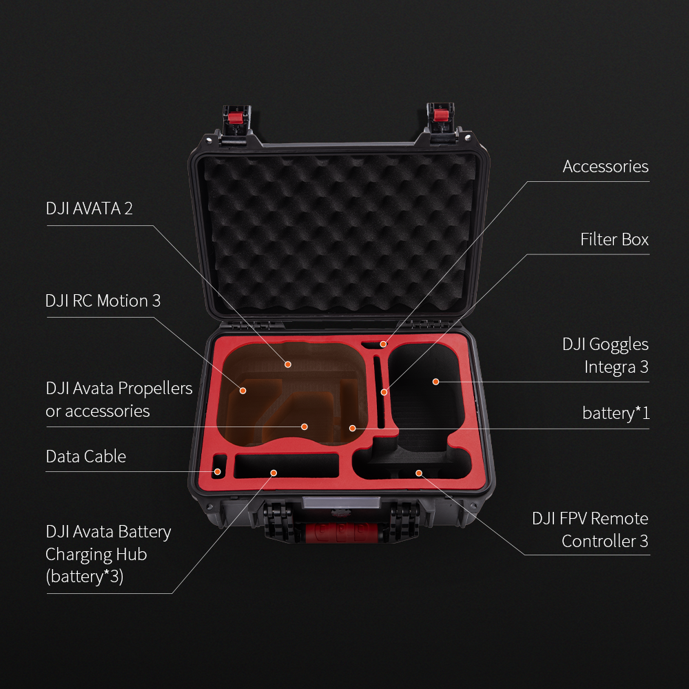 PGYTECH ochranný kufr pro DJI Avata 2 IP67