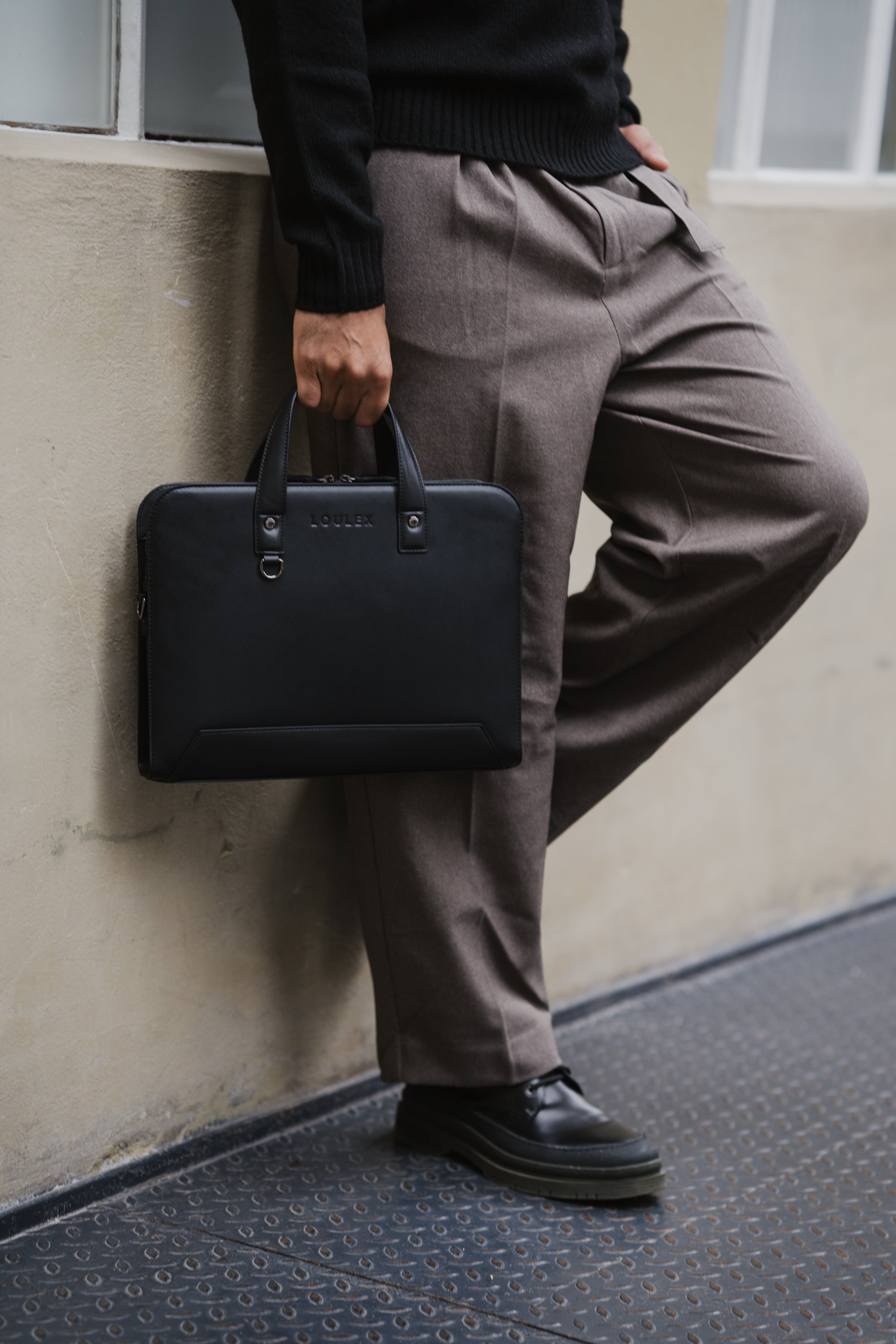 Loulex Briefcase brašna na notebook 15" černá