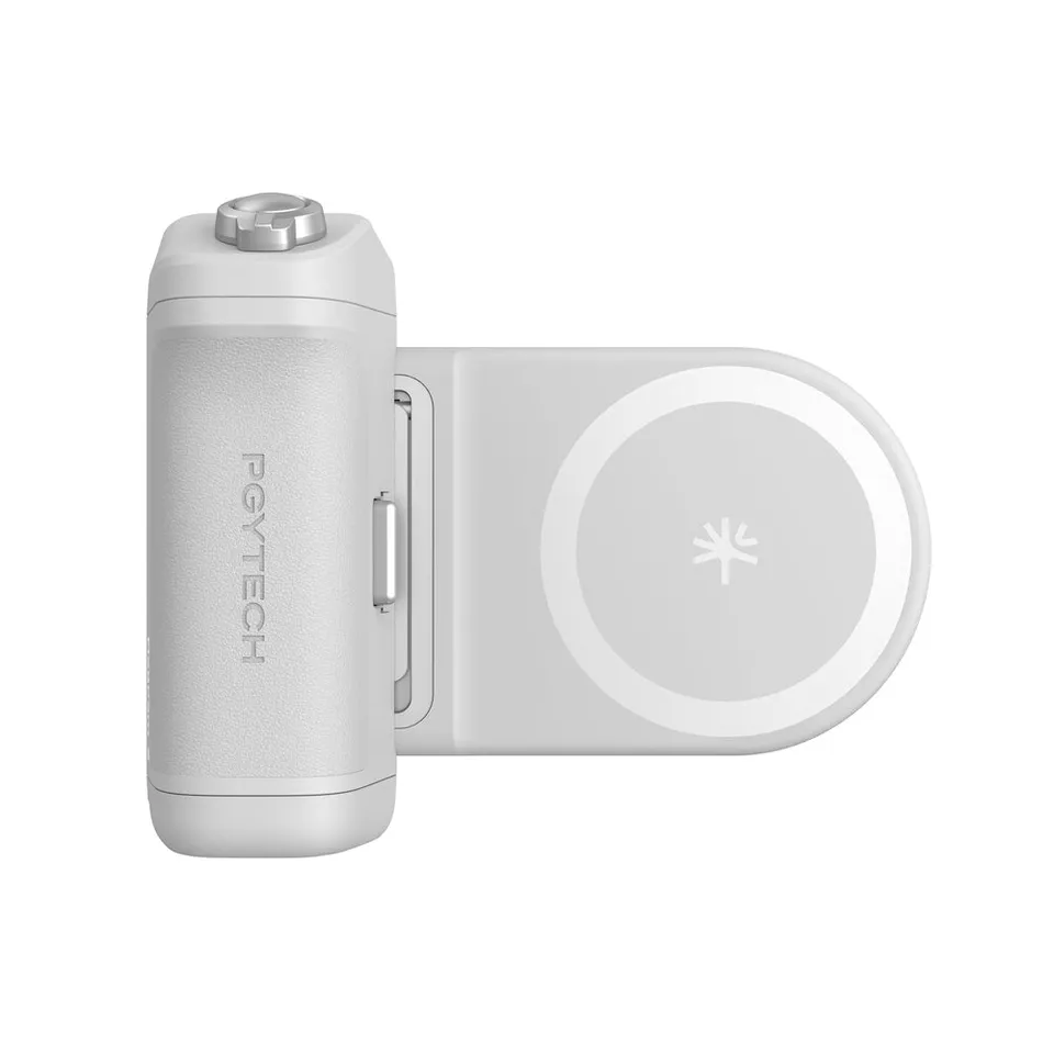 PGYTECH MagCam 2 grip na telefon Misty Gray 3000 mAh