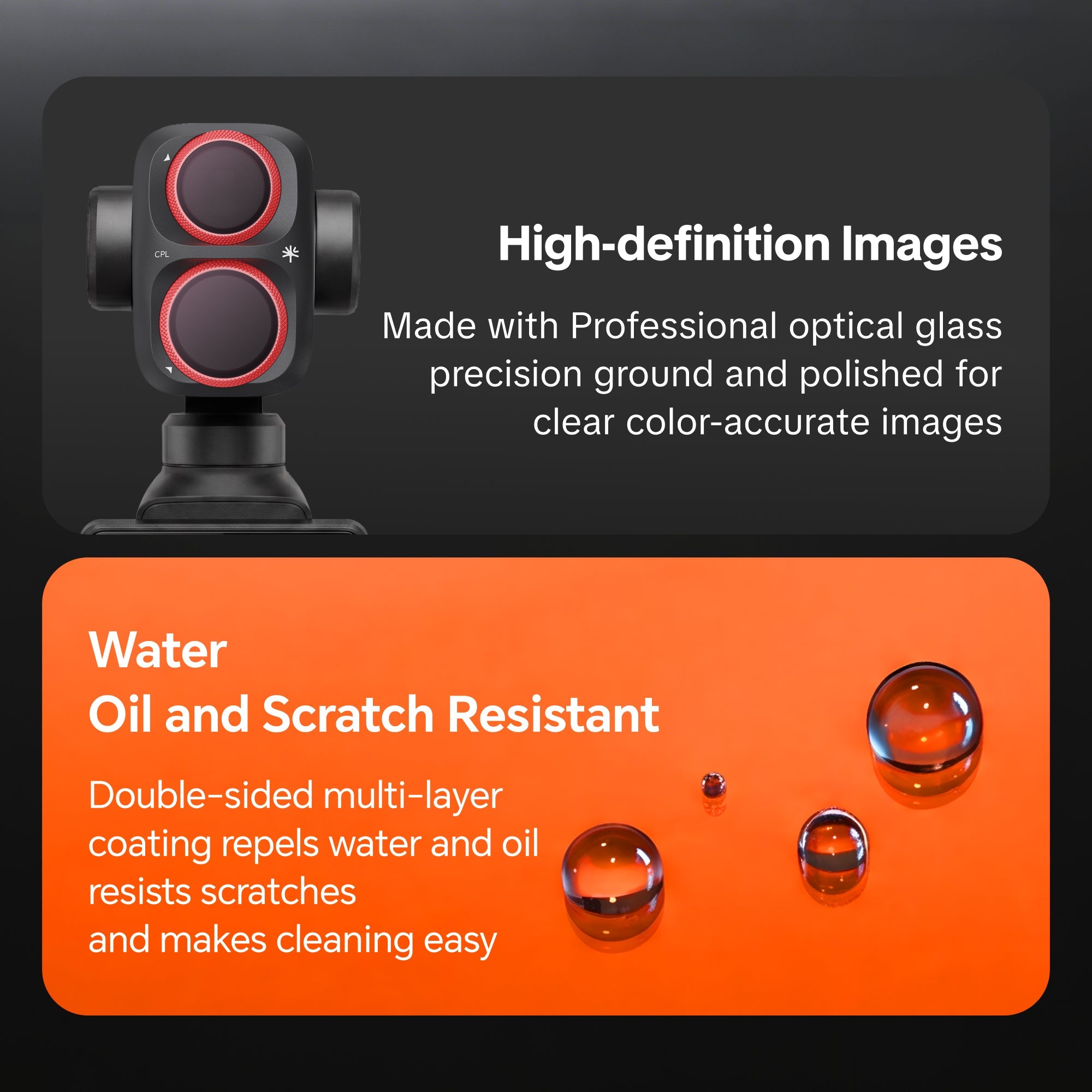 PGYTECH Osmo Pocket 4P filtr CPL VND ND sada