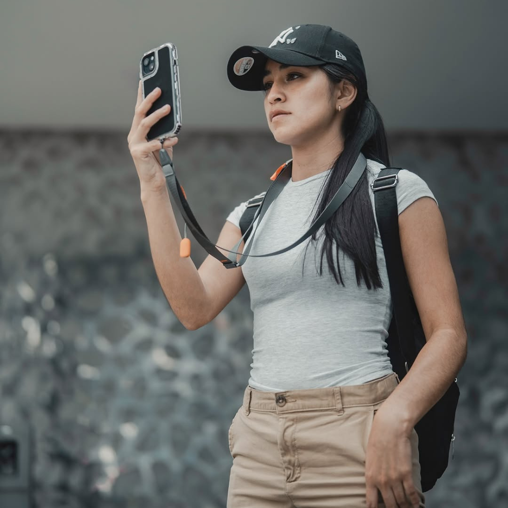 PGYTECH LinkGo Strap řemínek Misty Grey textilní 10 kg